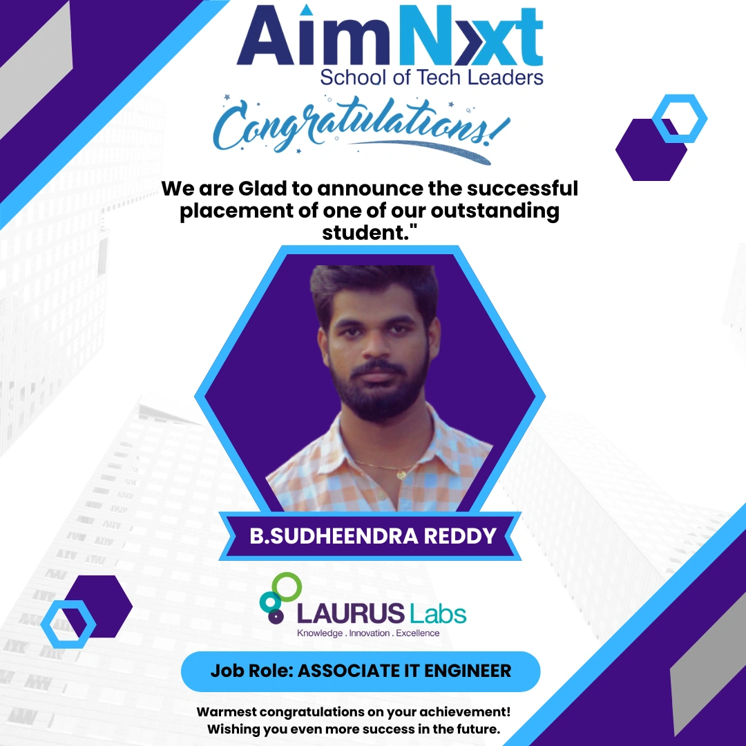 Aimnxt Placed Student13