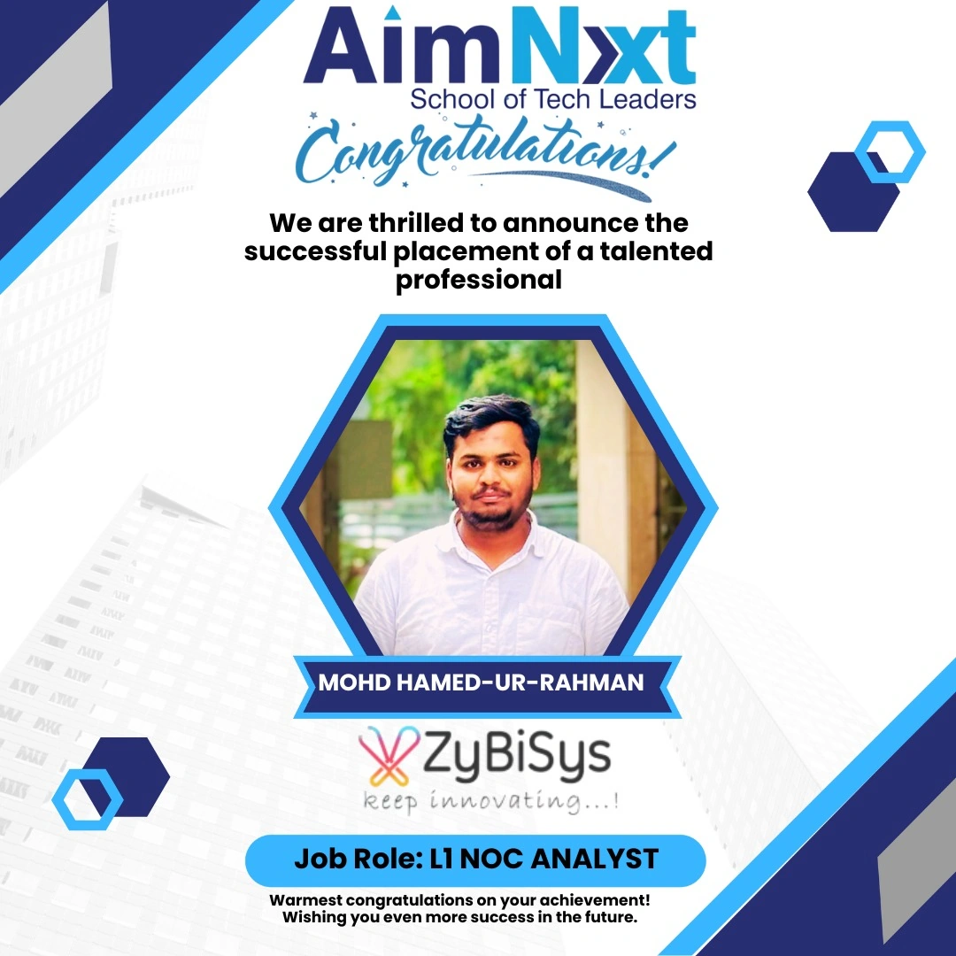 AimNxt Placement Success Story
